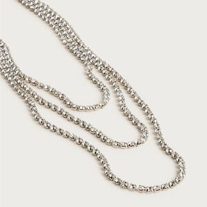 J crew Layered crystal necklace